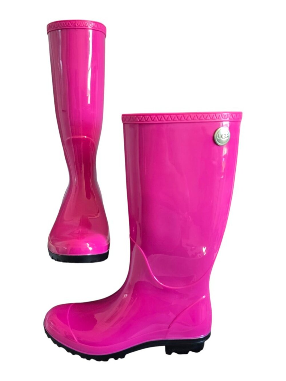 UGG Shaye Rain Boot S/N 1012350 BARELY WORN! Pink Women's Size 7